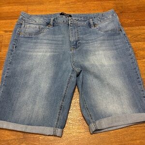 d. jeans Light Blue Denim Shorts